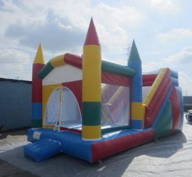 T2-1436 Castle Inflatable Bouncer