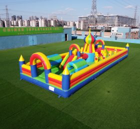 T6-126 Giant Inflatable Park Commercial Inflatable Fun City Obstacle Courses