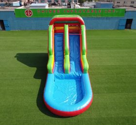 T8-569 Commercial Slide With Water Pool For Kids Inflatable Slide