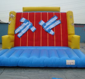 T11-1065 High Quality Funny Inflatable Games Inflatable Velcoros Wall