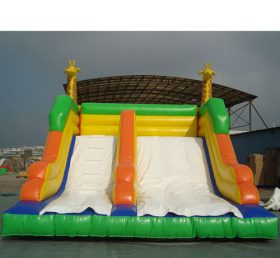 T8-1140 Giraffe Big Inflatable Slides For Kids