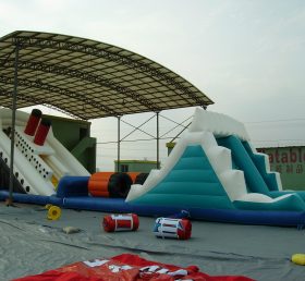 T8-136 Titanic Ship Inflatable Dry Slide