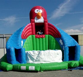 T8-1424 Angry Birds Inflatable Slide Giant Slide For Kids