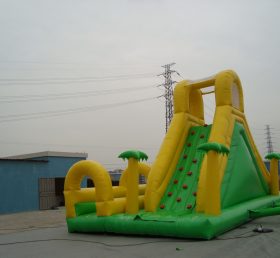 T8-243 Giant Jungle Theme Inflatble Slide