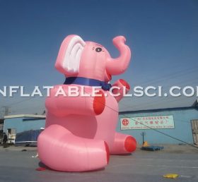 Cartoon1-167 Pink Elephant Inflatable Cartoons