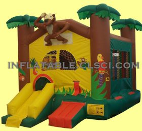 T2-1451 Jungle Theme Inflatable Bouncer