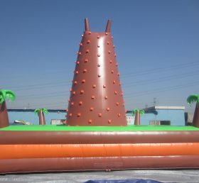 T11-127 Jungle Theme Inflatable Sport Game Inflatable Rock Climbing Wall