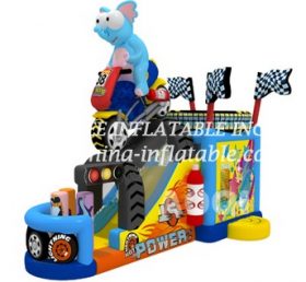 T8-1479 Motobike Racing Inflatable Slide For Kids