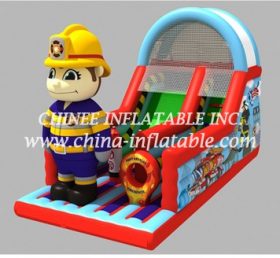 T8-1519 Bob The Builder Inflatable Slide