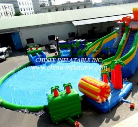 Pool2-581 Jungle Theme Inflatable Pool