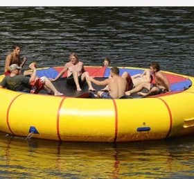 T20-004 Airtight Water Games Floating On Sea Inflatable Big Water Trampoline For Kids And Adults