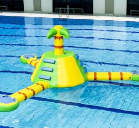 WG1-006 Jungle Theme Inflatable Floating Water Sport Park Game For Pool