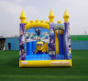 T5-1002C Minions Bouncy Castle Combo Slide Outdoor Kids Jumping Castle