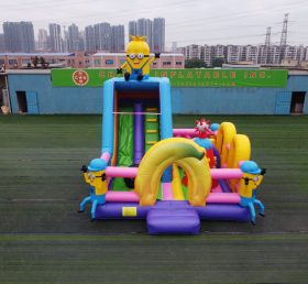 T6-3560 Minions Inflatable Combo Jumping Castle Inflatable Slide Kids Playground