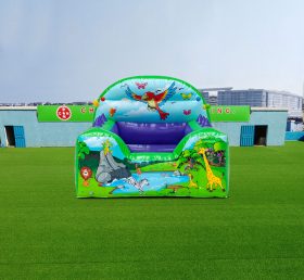 T2-4142 Jungle High Back Inflatable Ball Pool