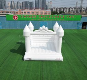 T2-3555 White Wedding Bouncy Castle