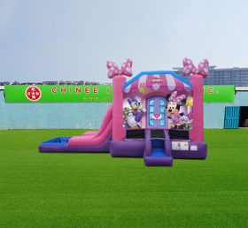 T2-4302 Ez Minnie Mouse Combo Waterslide Size