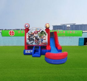 T2-4313 6In1 Marvel Avengers Combo Waterslide