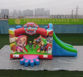 T2-4458 Paw Patrol Bouncy Castle With Slide