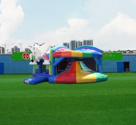 T2-4419 Unicorn Large Slide Castle