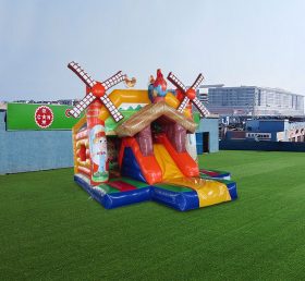 T2-4514 Farm Bouncy Castle With Silde