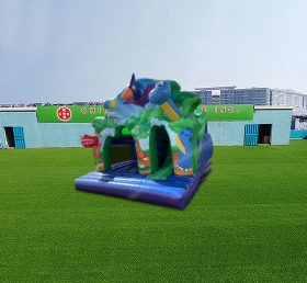 T2-4611 Dino Bounce And Slide Bouncy Castle Combo