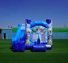 T2-3226X Pokémon theme bouncy castle with slide