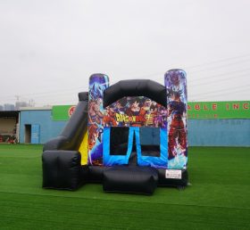 T2-3226O Dragon Ball theme bouncy castle with slide